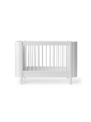 Wood Mini+ Babybett - Weiß
