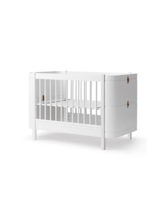 Wood Mini+ Babybett - Weiß