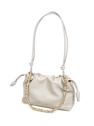 Mittelgroße Flamenco Tasche aus samtigem Nappa-Lammleder