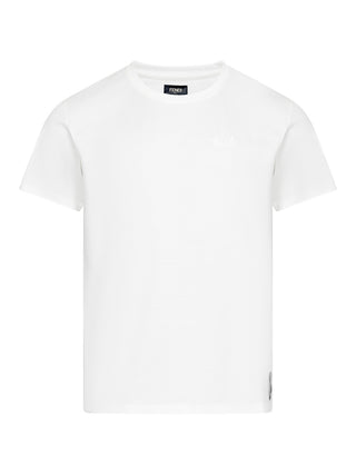 T-Shirt mit aufgesticktem Logo