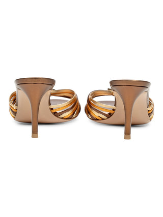 Vyna Heel in Metallic-Optik