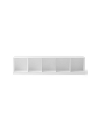 Wood Regal mit Sockel 5 x 1