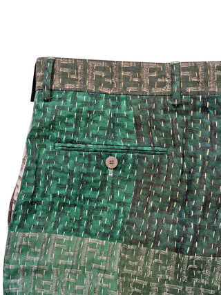 Shorts in Grüntönen mit FF-Logo