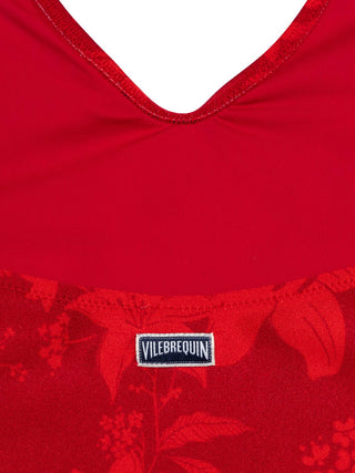Flower Power Badeanzug Gelly - Rot