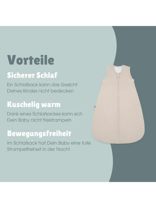 Essential Schlafsack 2.5 TOG - Essential Beige