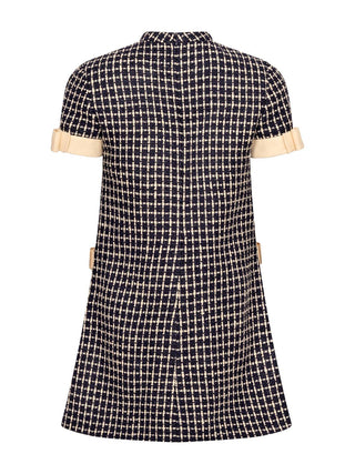 Kurzes Kleid aus Boucle