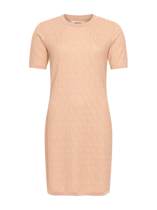 Kleid aus FF-Baumwolle in Rosa