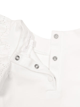 Shirt und Shorts im Set - Weiß