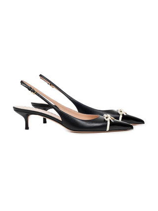 Sling Back mit Schleife