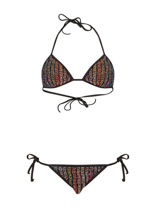 Triangle Bikini mit Pailletten
