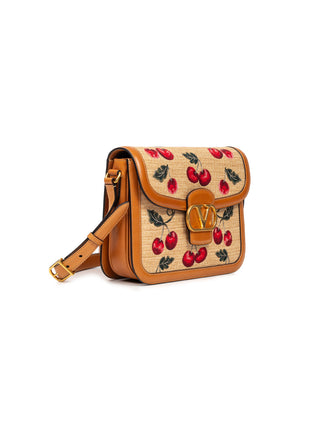 Shoulder Bag Kirschen-Motiv