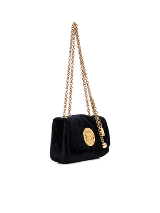 Kleine Heritage Schultertasche aus Samt