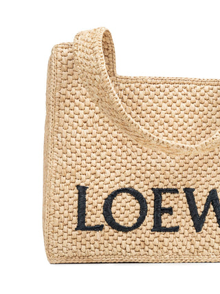 Mittelgroße Font Tote aus Bast