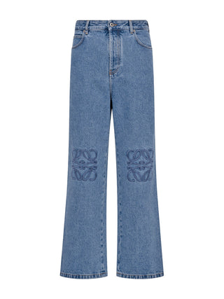 Jeans mit Anagram