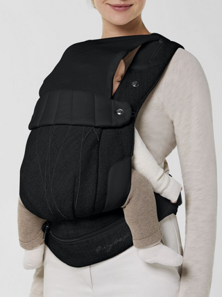 Coya Carrier Bouclé Babytrage - Stone Black/Bouclé