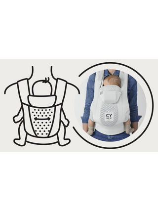 Coya Carrier Bouclé Babytrage -  Cream White/Bouclé