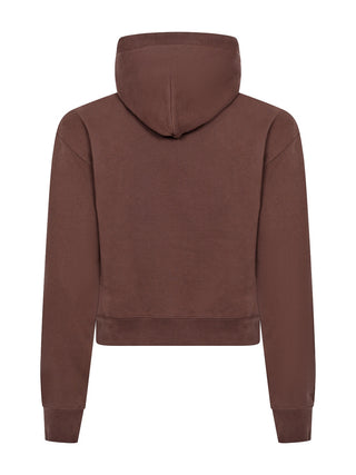 Hoodie Gros Grain in Braun