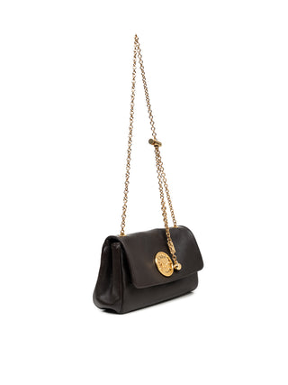 Heritage Schultertasche aus genarbtem Leder