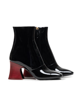 Janis Ankle Boot aus Lackleder