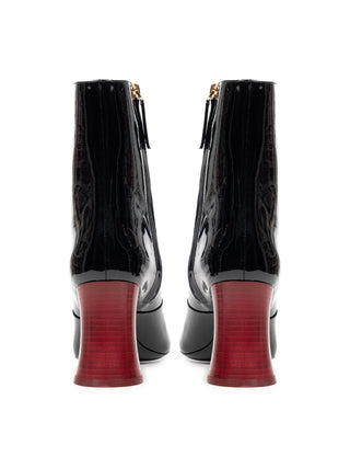 Janis Ankle Boot aus Lackleder