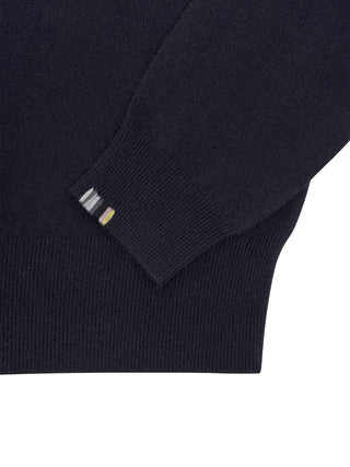 Rundhalspullover No. 355 Tes in Navy