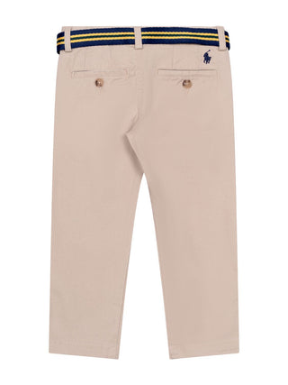 Slim-Fit Hose Bedford aus Twill Khaki