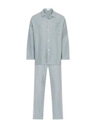 Pyjama Marc in Fischgräten-Muster