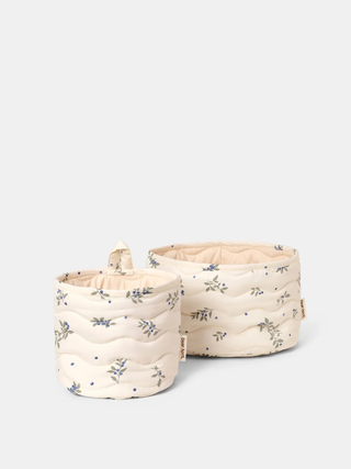 Dear April Kiki Aufbewahrungskörbe 2er-Pack - Blueberries/Lavender