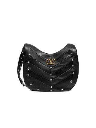 Hoboho Hobo Bag Aus Glänzendem Und Mattem Nappaleder Mit Patchwork-Design