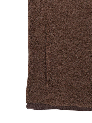 Teddy-Weste mit aufgesetzter Tasche