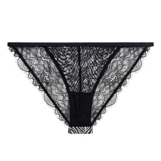 Wild Rose Brief mit Zebraprint