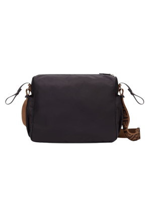 Wickeltasche aus Nylon und Leder