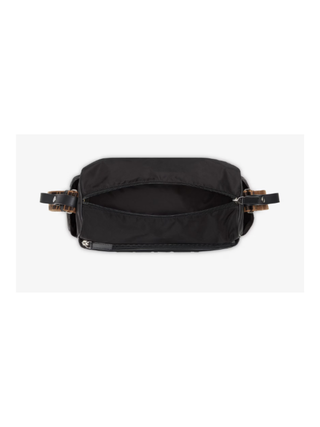 Wickeltasche aus Nylon und Leder