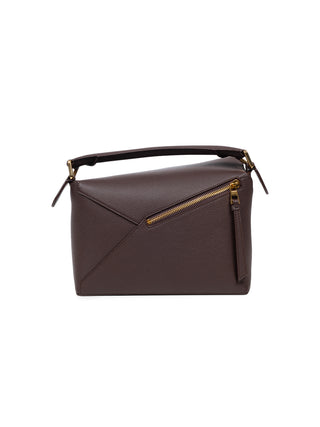 Kleine Puzzle Edge Tasche aus weichem, genarbtem Kalbsleder