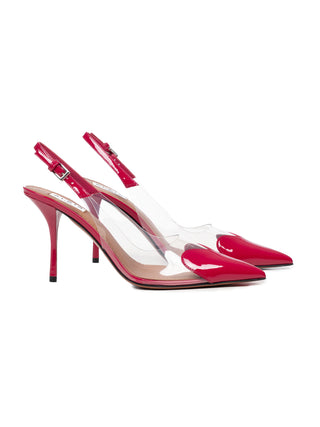 Le Cœur Slingbacks aus Lackleder 90 mm
