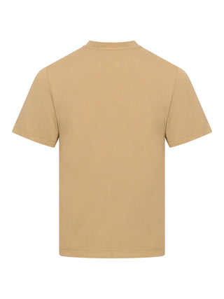 Le T-Shirt Gros Grain in dunklem Beige