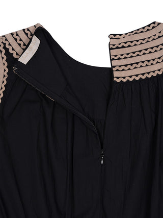 Kurzes Kleid Fiora mit langen Ärmeln