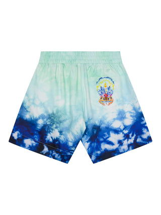 Surf Lotus Shorts aus Baumwolle - Batik
