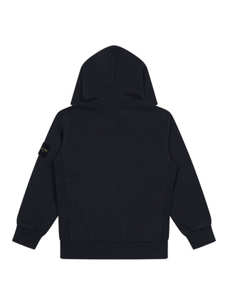 Hoodie mit Logo-Patch - Navy