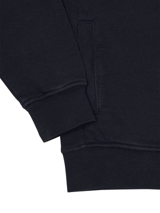Hoodie mit Logo-Patch - Navy