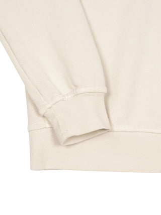 Sweatshirt mit Logo - Hellbeige