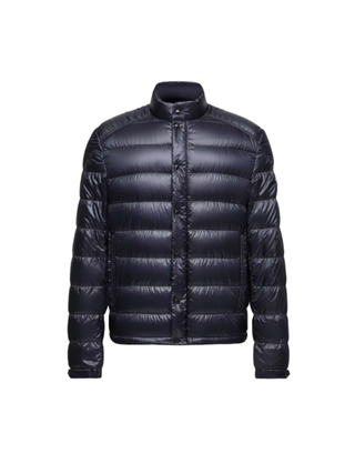Selves kurze Daunenjacke Blau