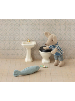 Waschbecken, Maus - Creme