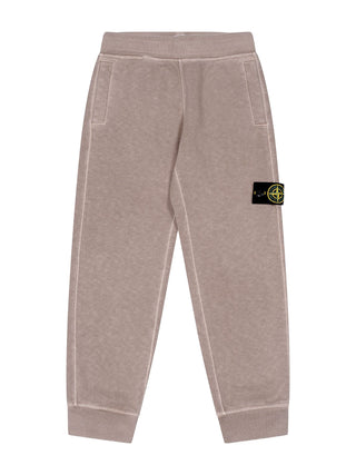 Sweathose mit Logo-Patch - Braun