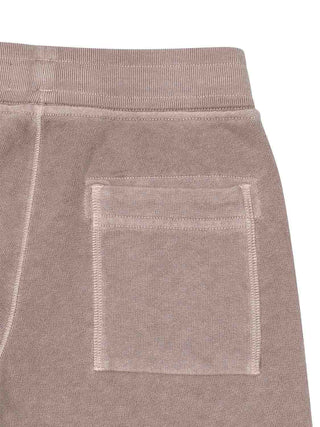 Sweathose mit Logo-Patch - Braun
