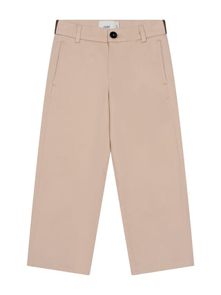 Chino mit FF-Logo-Details - Beige