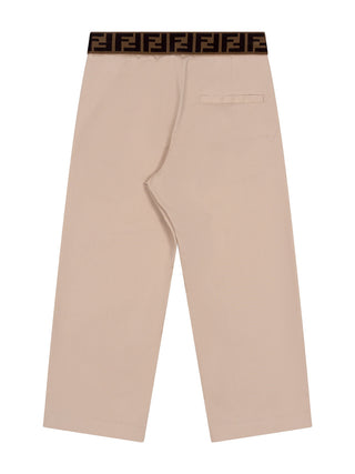 Chino mit FF-Logo-Details - Beige