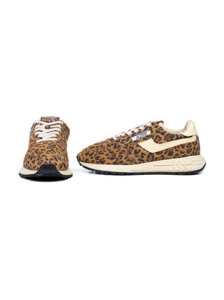 Reelwind Low Woman aus Wildleder Leopard