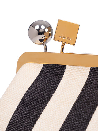 Le Berlingot Clutch mit Streifen