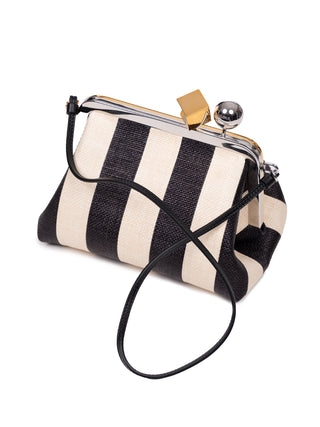 Le Berlingot Clutch mit Streifen